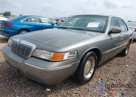 2002 Mercury Grand Marquis Ls from USA, damaged, VIN 2MEFM75W62X605311